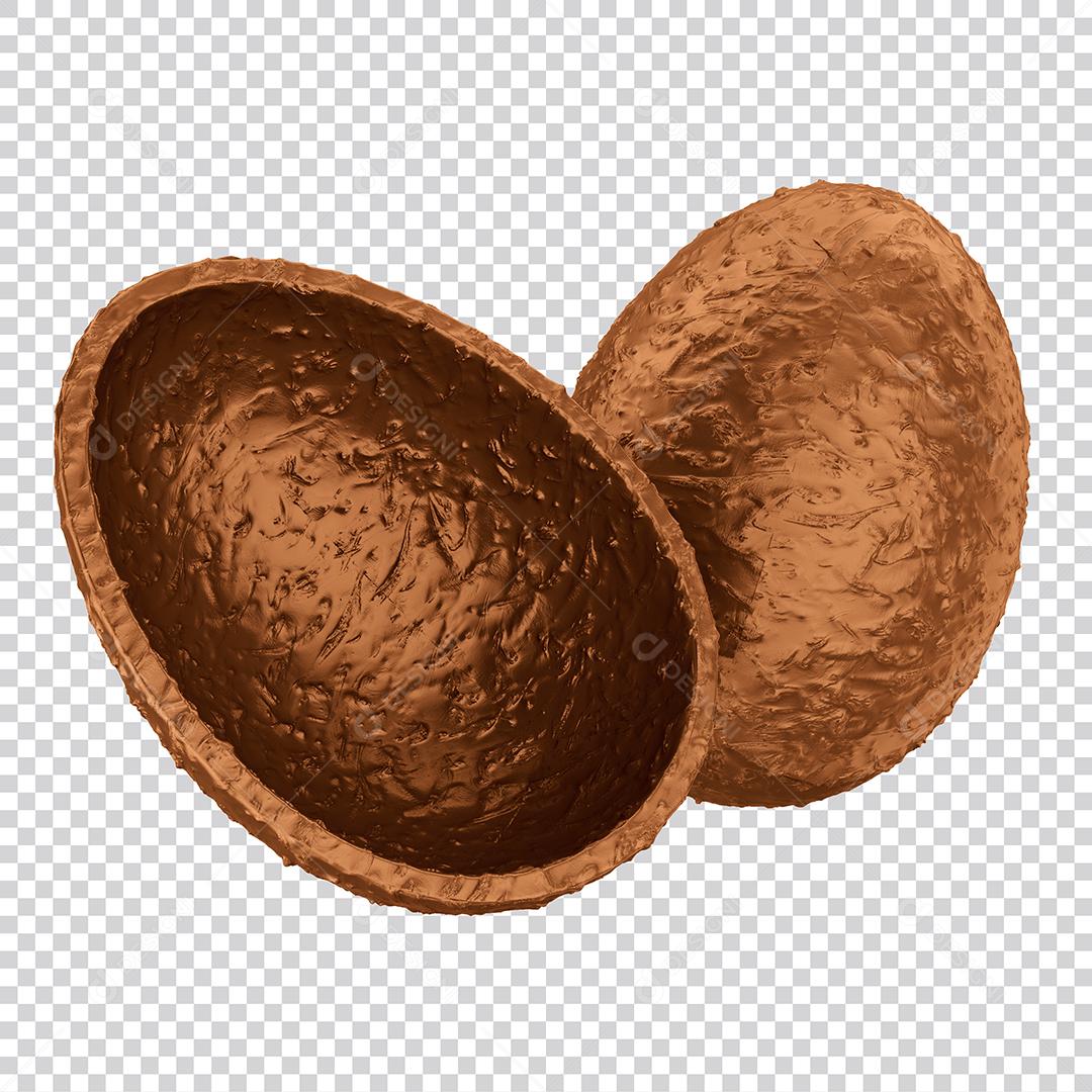 Elemento 3D Ovo De Páscoa Para Composição PSD