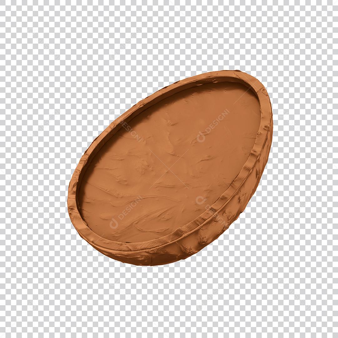 Elemento 3D Ovo De Páscoa Para Composição PSD