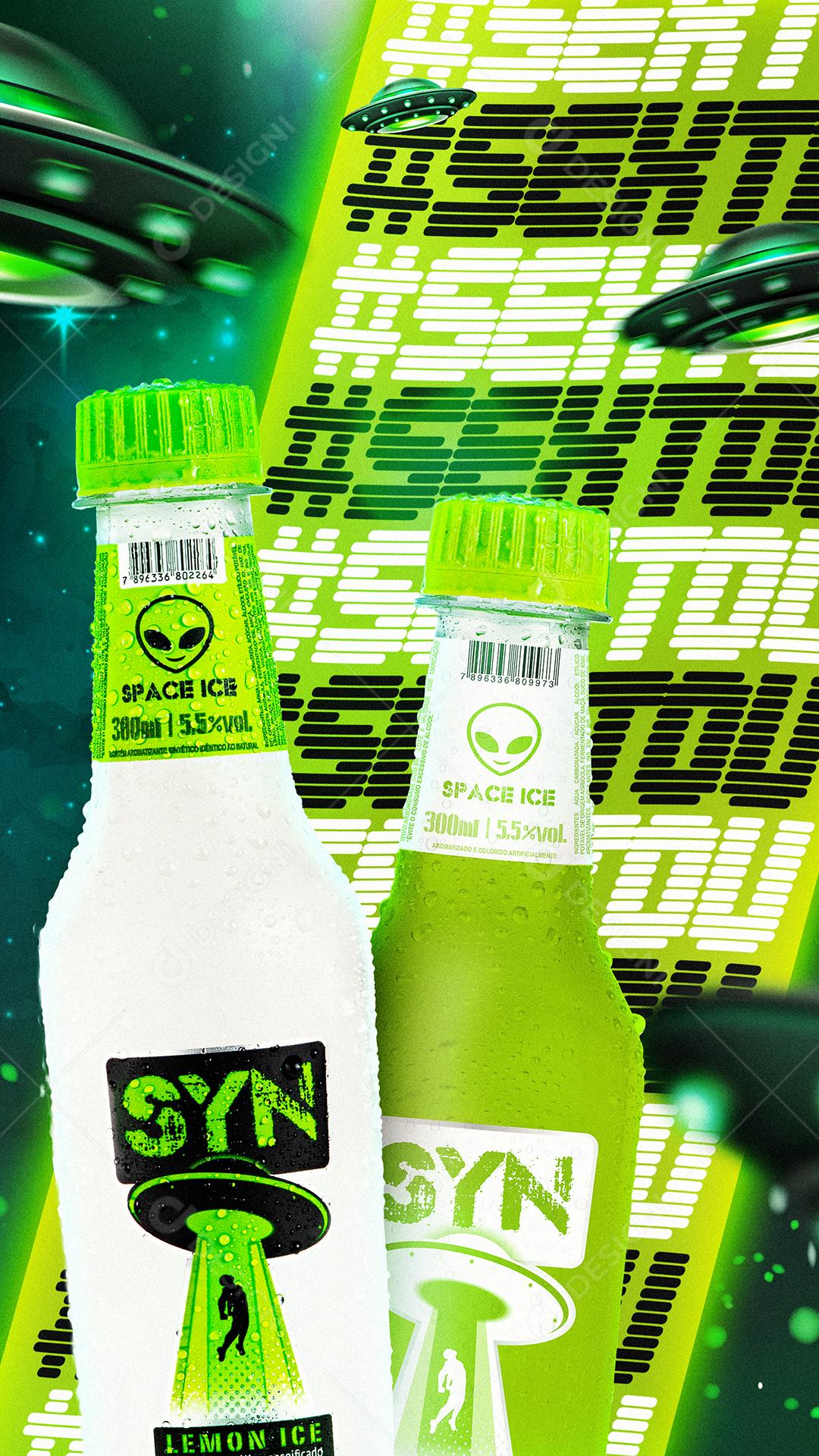 Social Media Syn Limão Cervejas PSD Editável