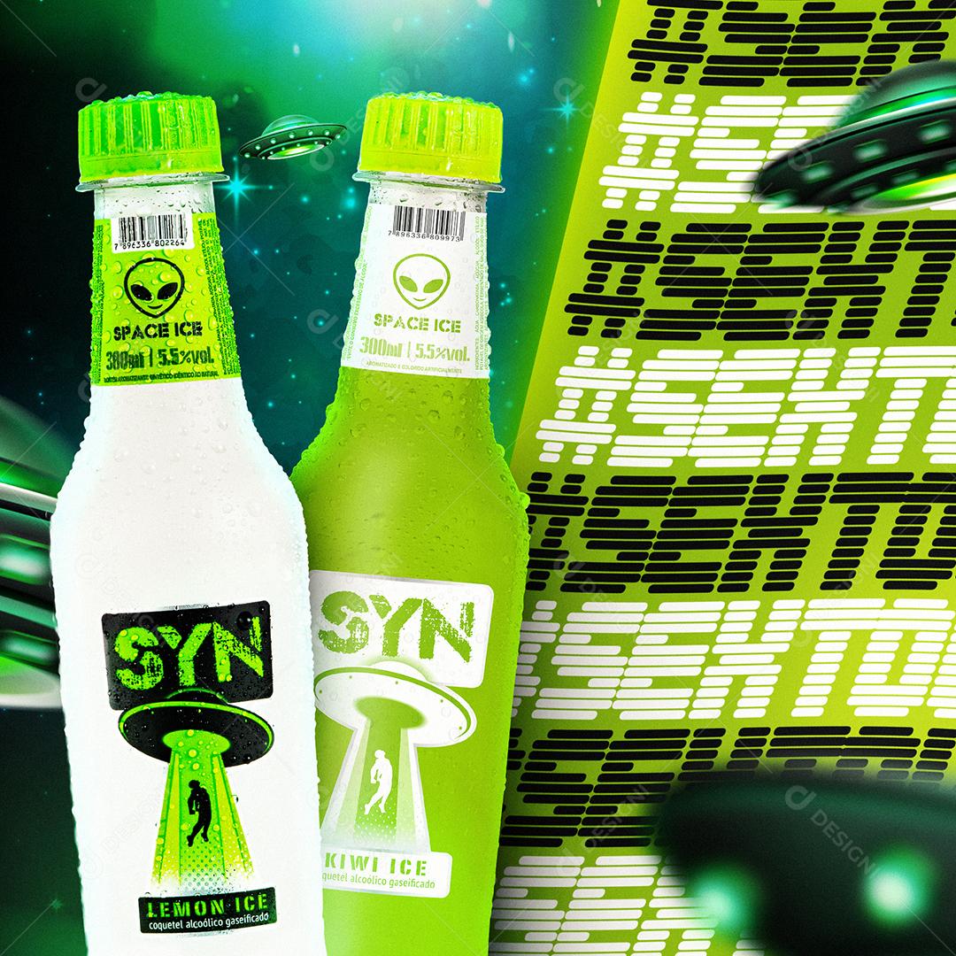 Syn Limão Cervejas Social Media PSD Editável