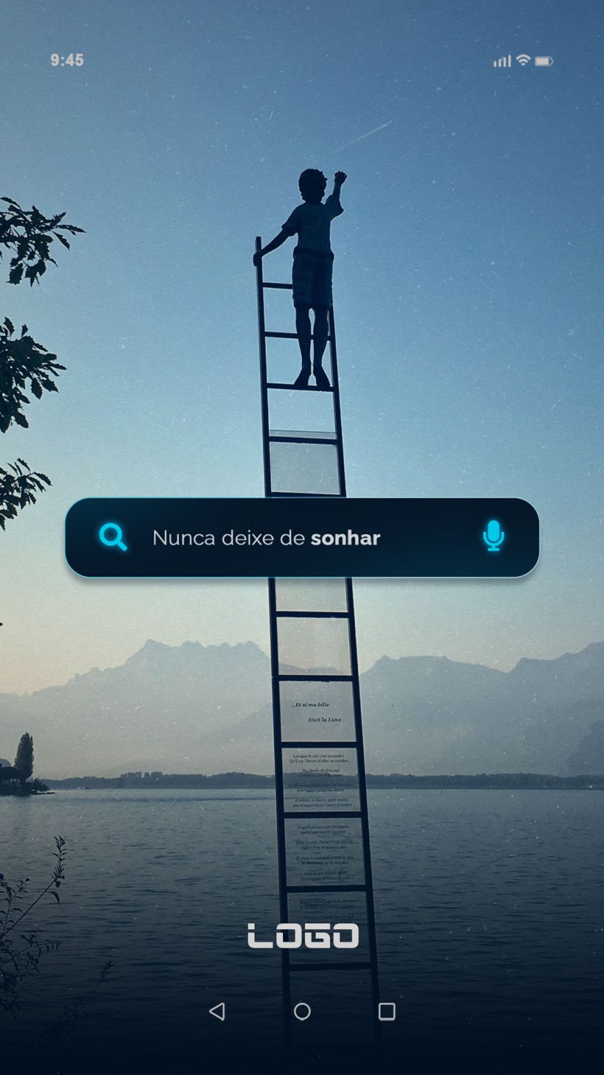 Story Frase Motivacional Nunca Deixe de Sonhar Social Media PSD Editável