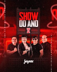 Social Media Show Do Ano Banda Grafite Flyer PSD Editável