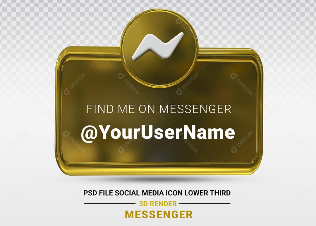 Elemento 3D Para Composição Redes Sociais Placa PSD Editável