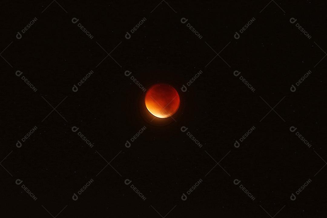 Lua céu nuvens noite astronomia