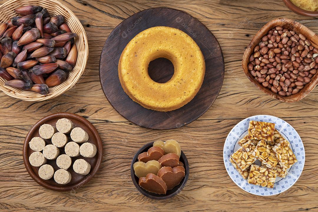 Comida típica do festival brasileiro de junho. Festa junina