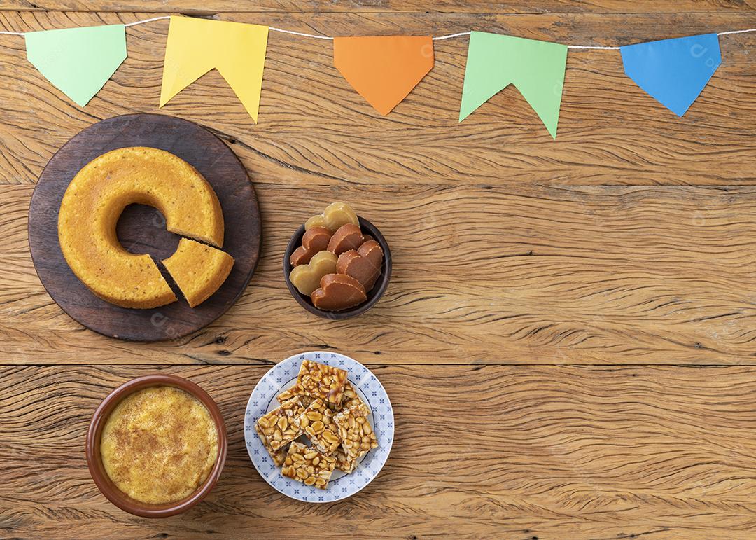 Comida típica do festival brasileiro de junho. Festa junina