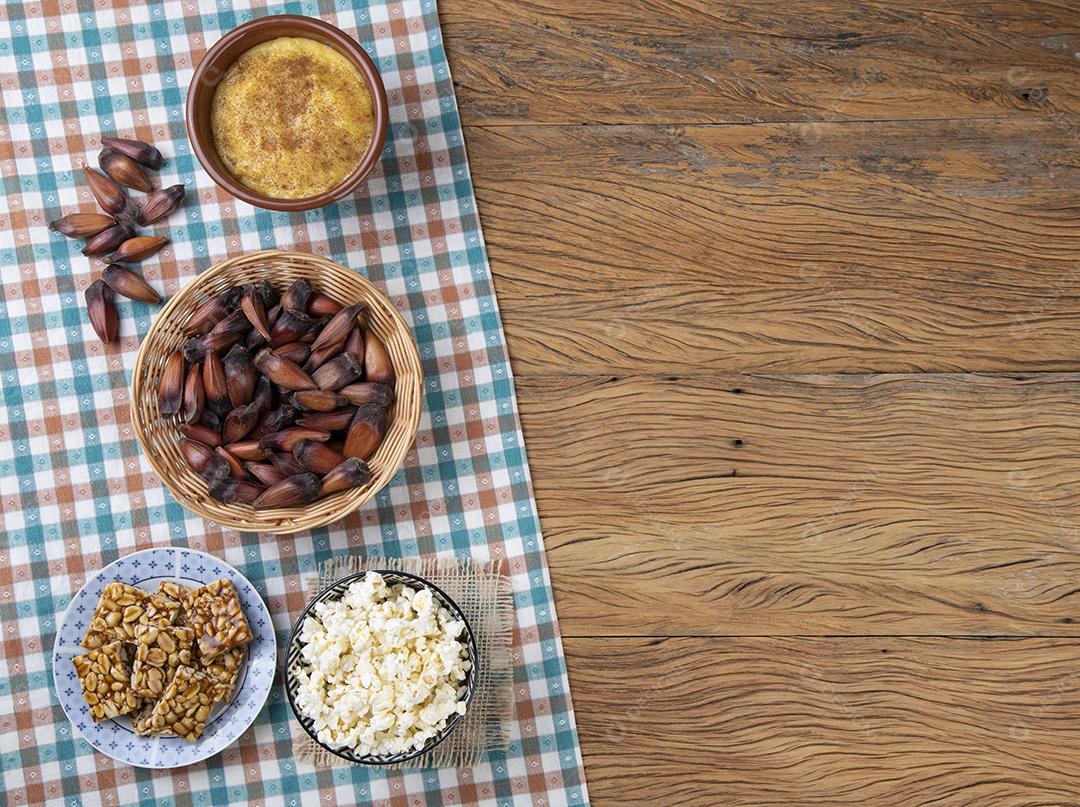 Comida típica do festival brasileiro de junho. Festa junina