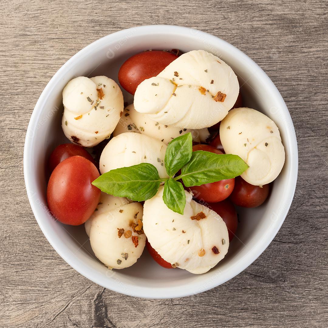 Mussarela nozinho ou nó, típica artesanal artesanal brasileira