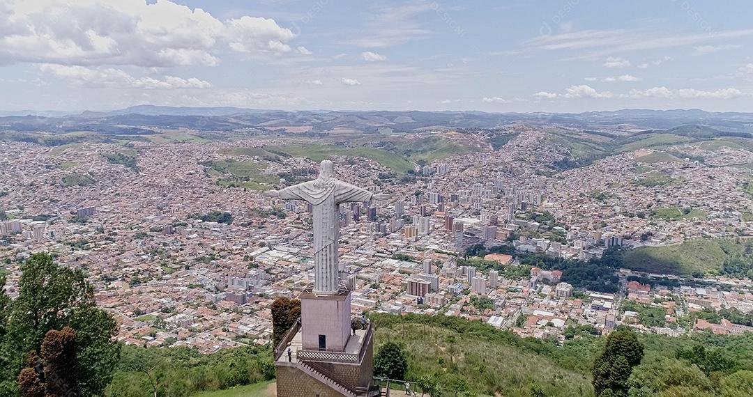 Poços de Caldas, Minas Gerais, Brasil, por volta de março de 2021: Aéreo