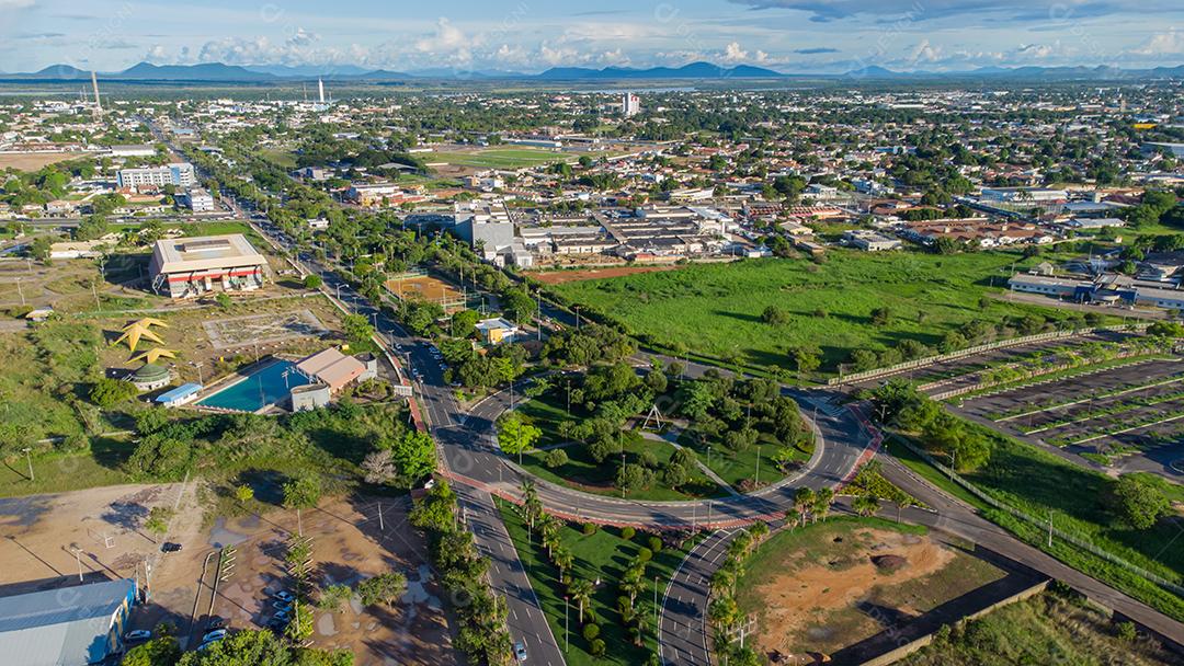 Vista aérea de Boa Vista, Roraima. Northern Brazil