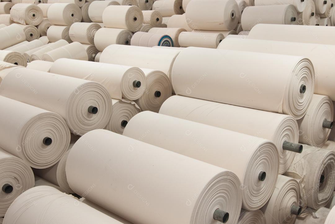 Tecidos branco roupas pano