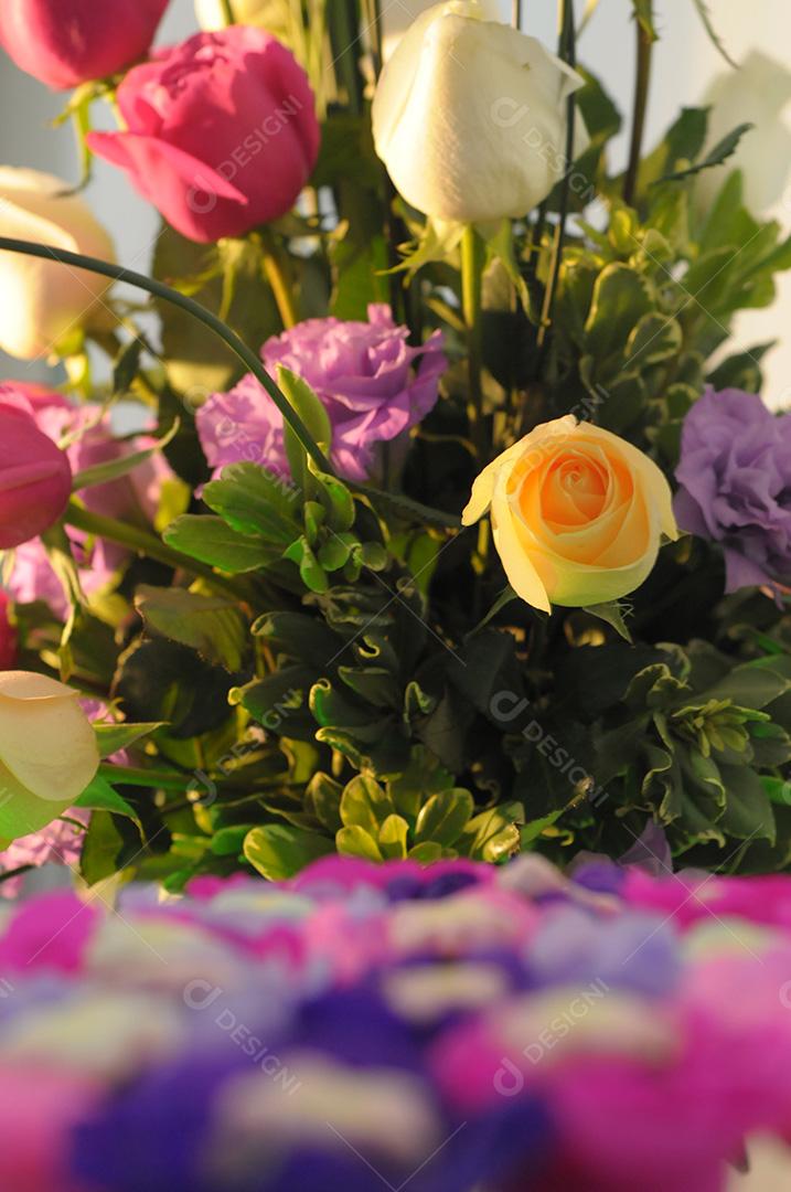 Buquê de flores flor roxas planta