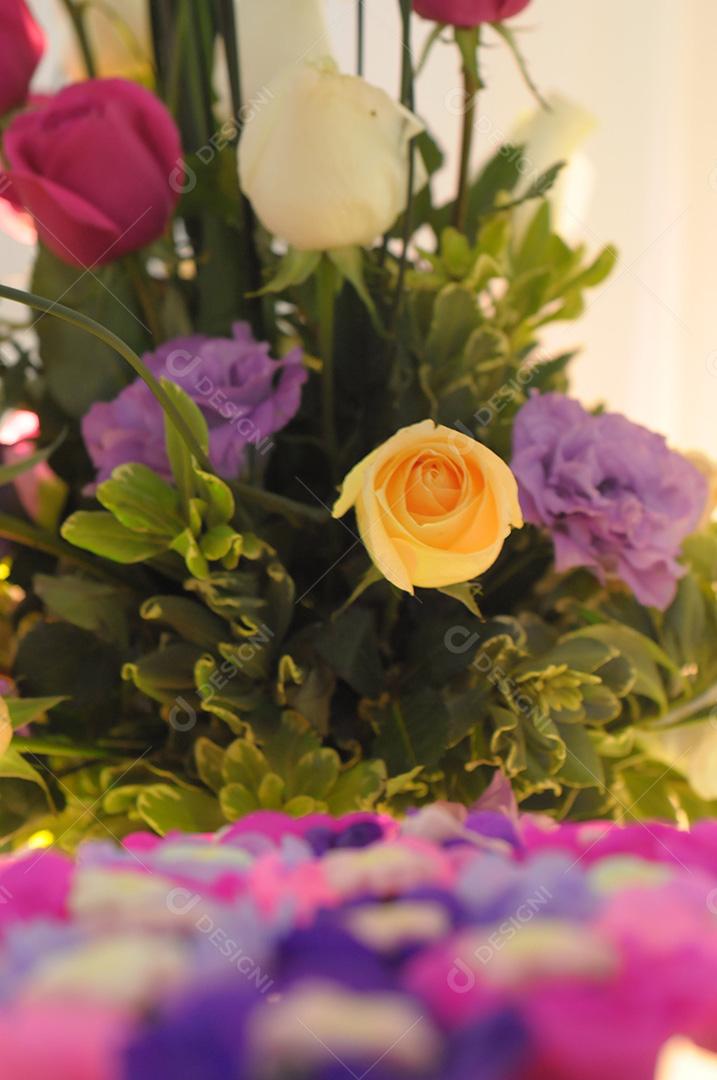 Buquê de flores flor roxas planta