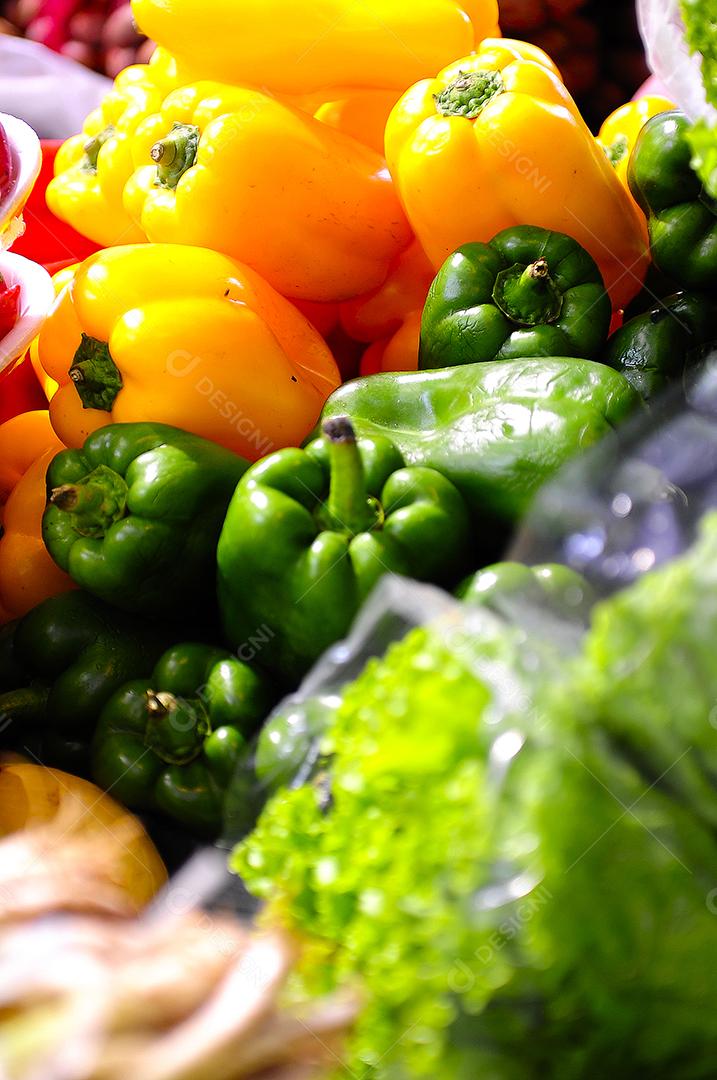 Verduras feiras supermercado mercado hortifruti atacado e varejo