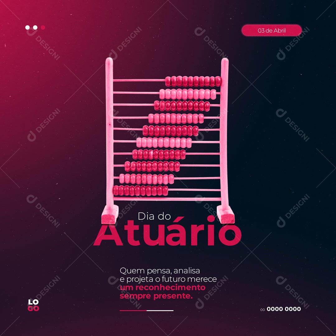 Day of the Actuary Congratulations to the Actuaries for a Social Media Day Editable PSD