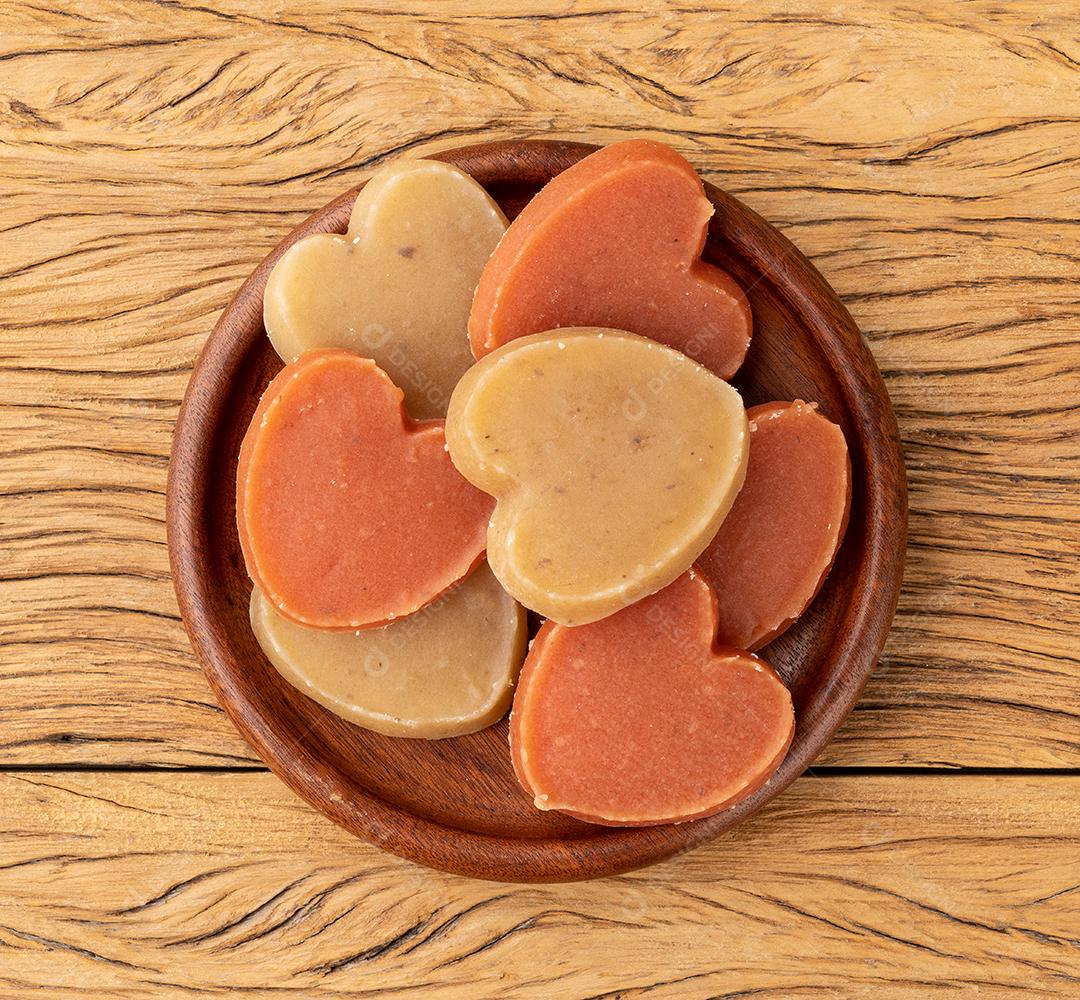 Doce de batata doce, comida típica do festival brasileiro de junho