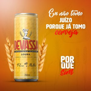 Eu Não Tomo Juízo Porque Já Tomo Cerveja Social Media PSD Editável