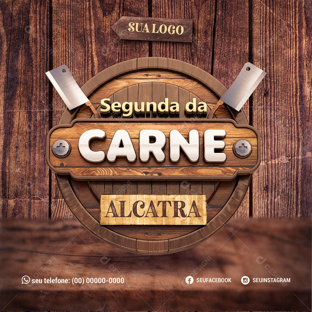 Social Media Seman Da Carne Alcatra PSD Editável
