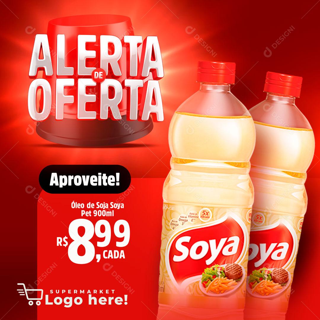 Alerta De Ofertas Aproveite Social Media PSD Editável