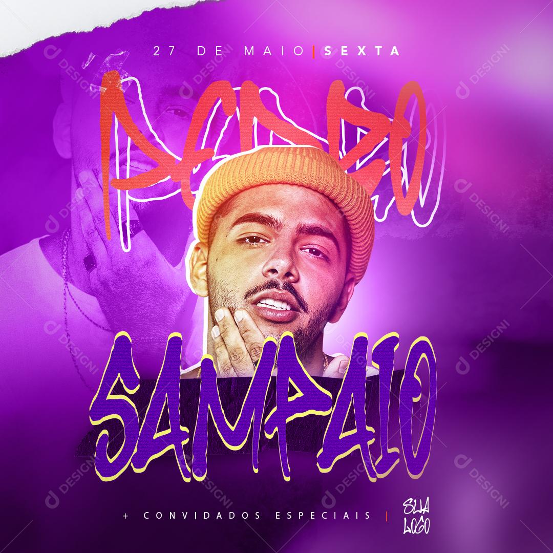 Social Media Pedro Sampaio Agenda Flyer PSD Editável