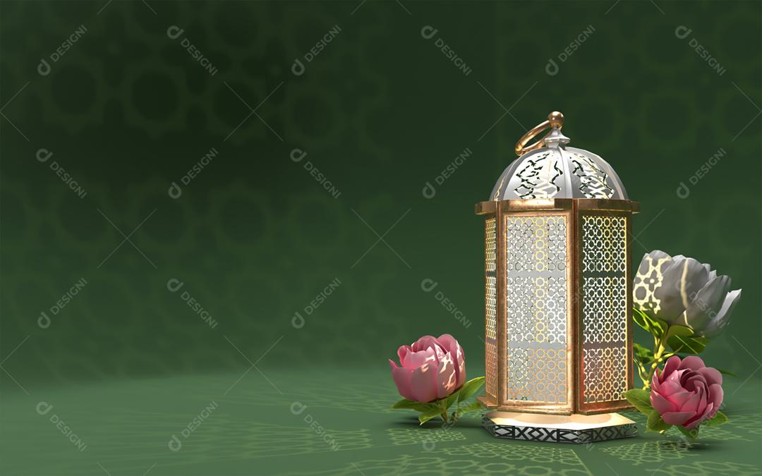 Acessórios decorativos sobre fundo branco