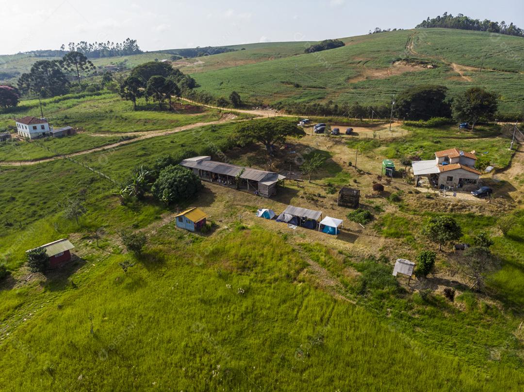 fazenda vista de cima