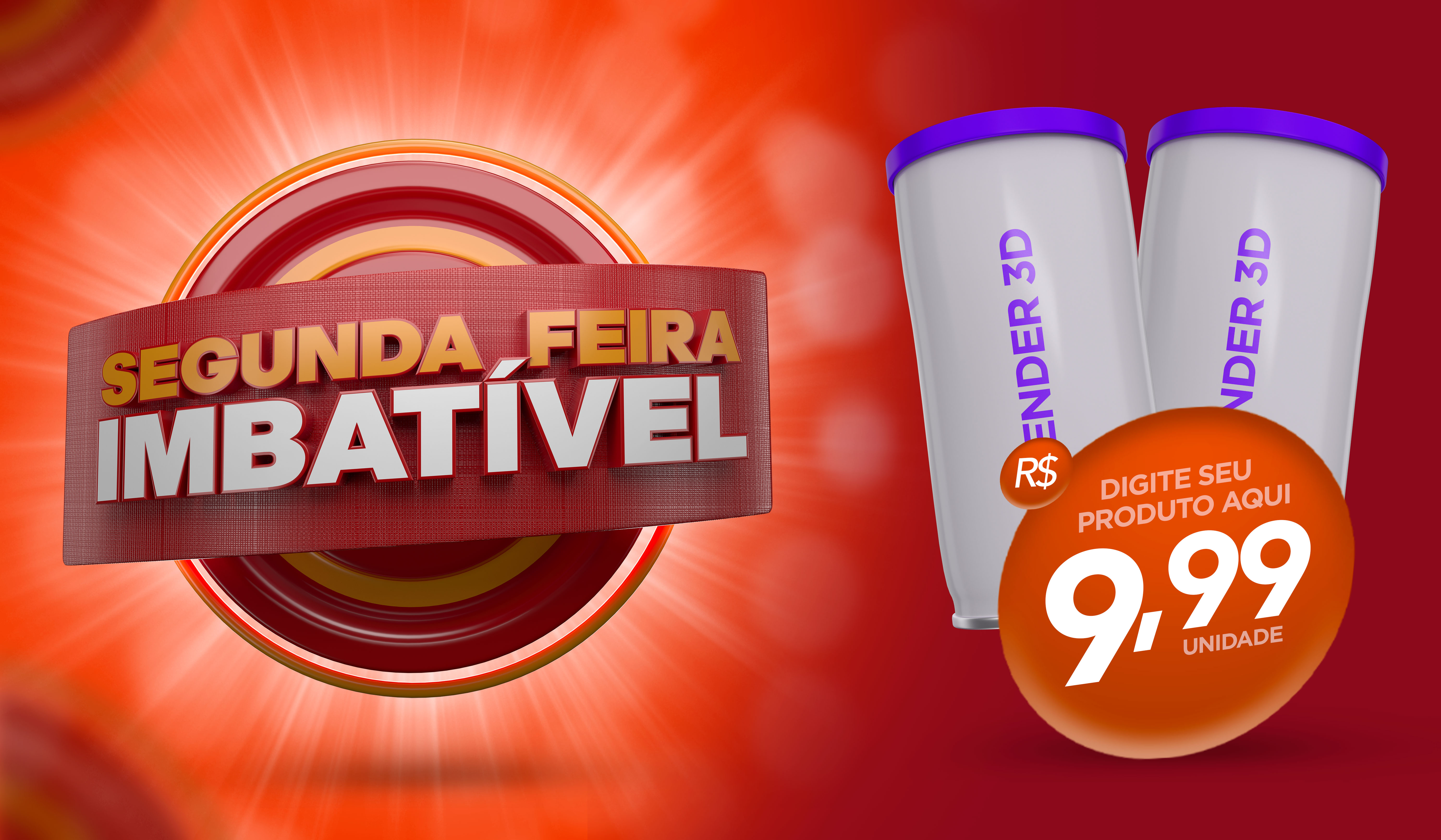 Segunda Feira Imbatível Promoções Social Media PSD Editável