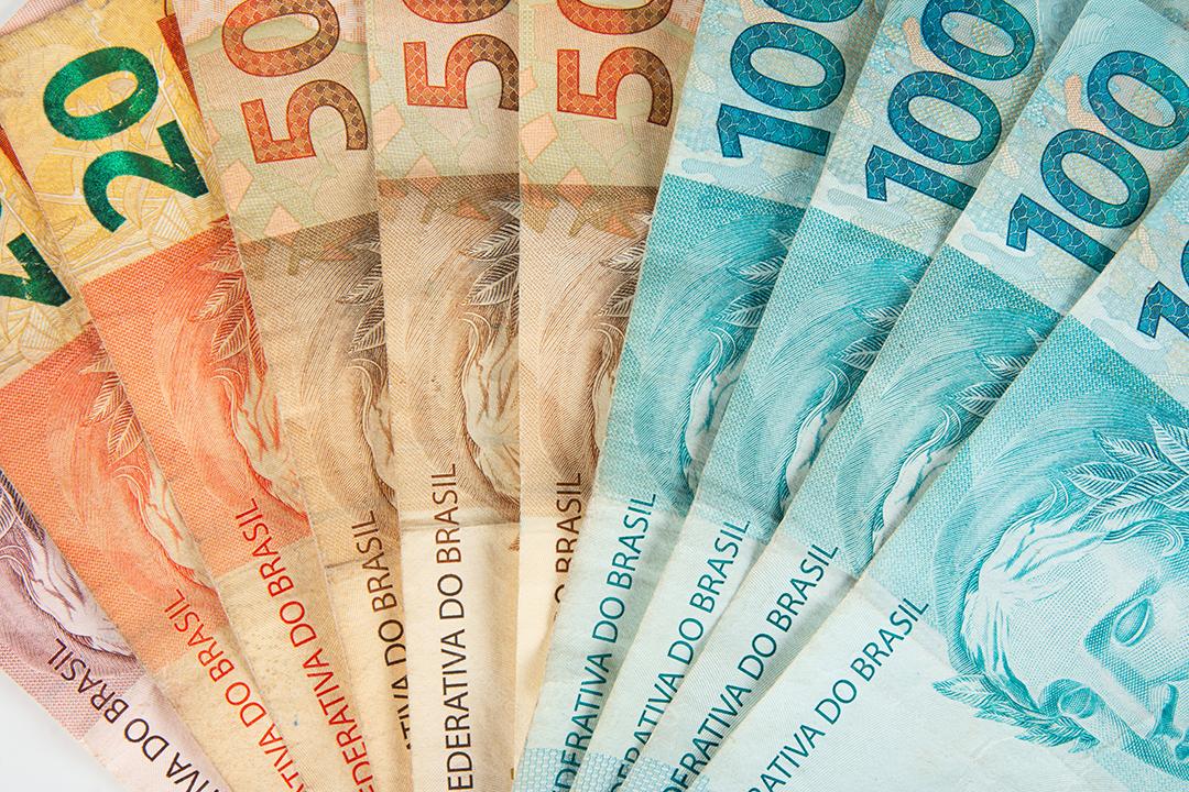 Notas de dinheiro brasileiras. Conceito financeiro brasileiro