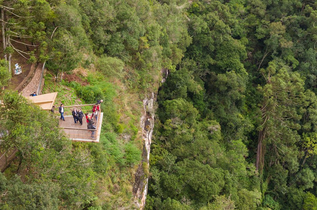 Observatório ecológico do parque dos caracóis, mirante de 360 ​​graus para os turistas