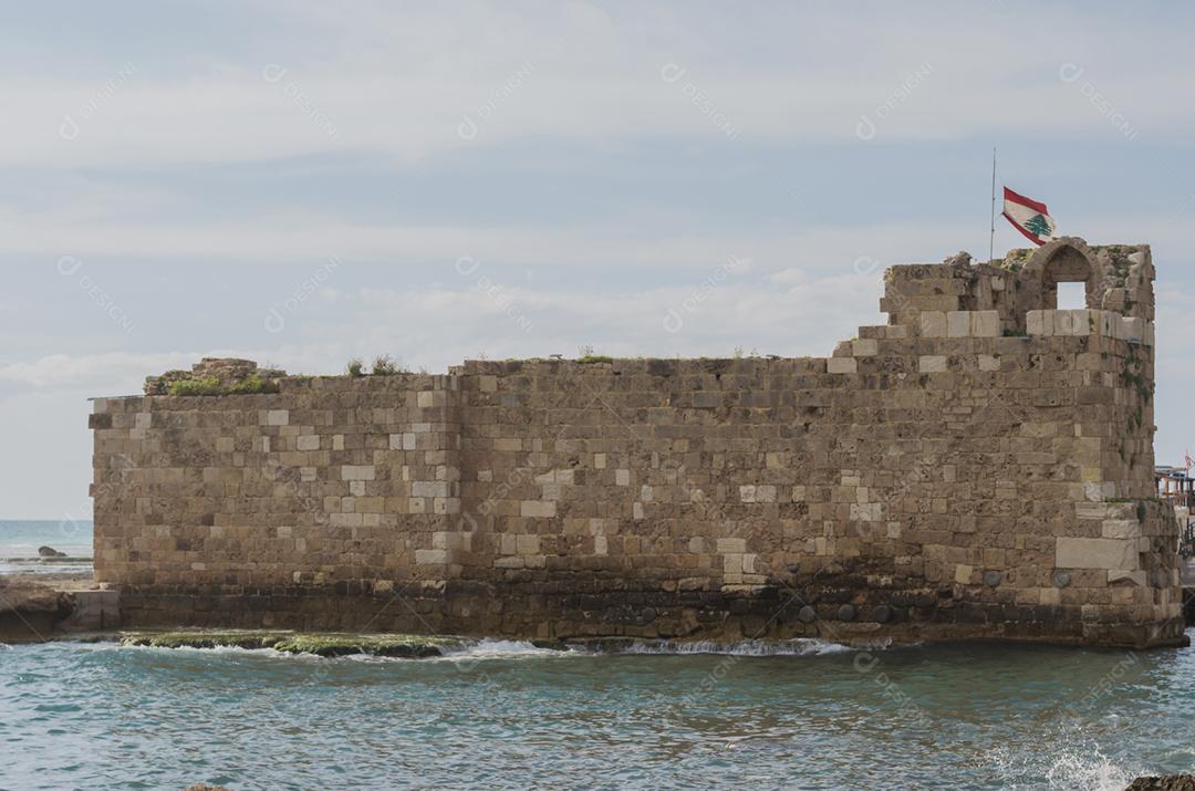 Byblos - Líbano, fortaleza de byblos, foto de ponto turístico do país.