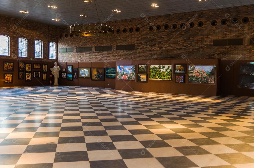 Arquitetura histórica do museu Instituto Ricardo Brennand em Recife, Pernambuco, Brasil.