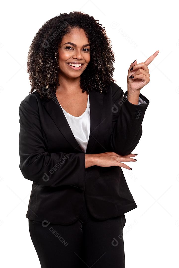 Studio shot of stylish young black woman smiling isolated on white background in different everyday situations