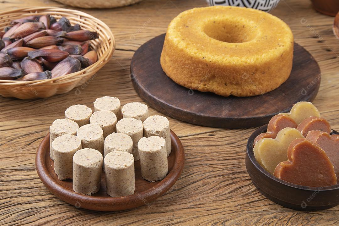 Comida típica do festival brasileiro de junho. Festa junina