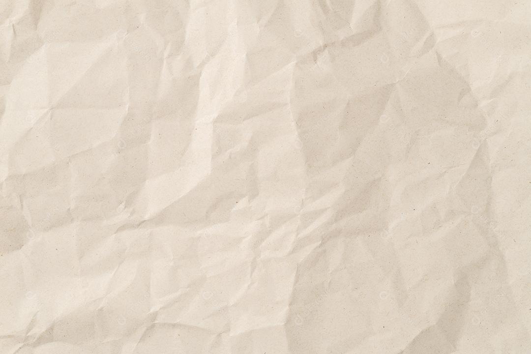 Folha enrugada de papel reciclado. Pano de fundo texturizado