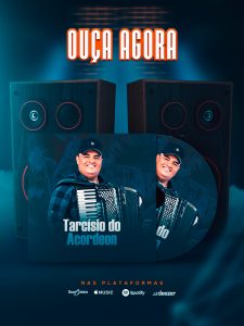 Flyer Ouça Agora Tarciso Do Acorde Social Media PSD Editável