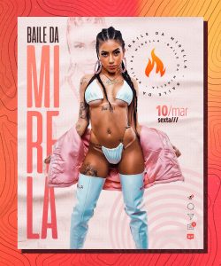 Flyer Baile Da Mirela Show Festa Eventos Social Media PSD Editável