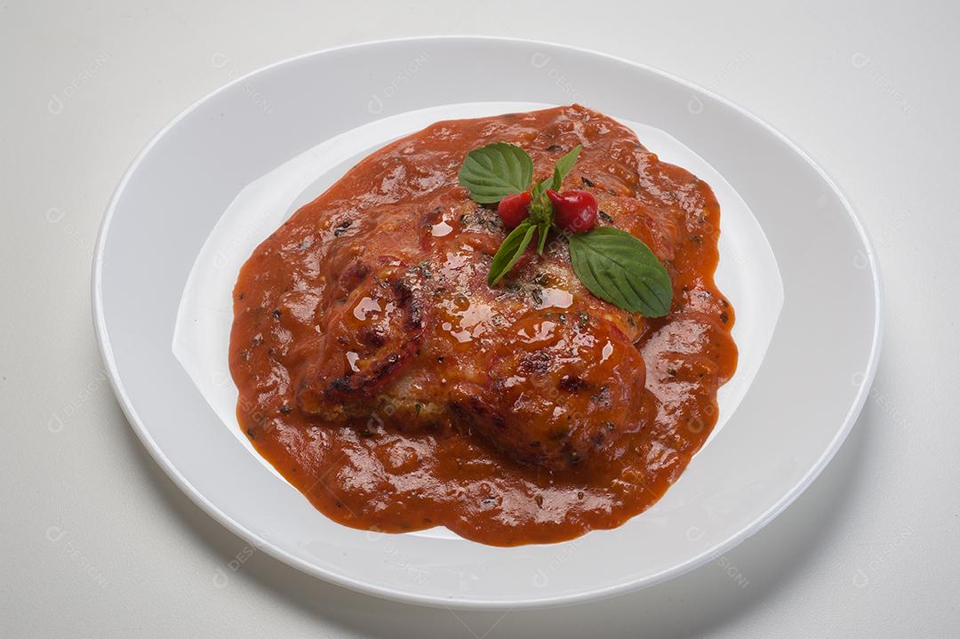 Almôndega prato comida restaurante