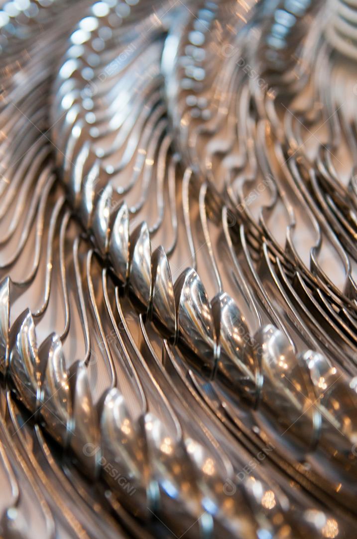 Placa barra de aço textura