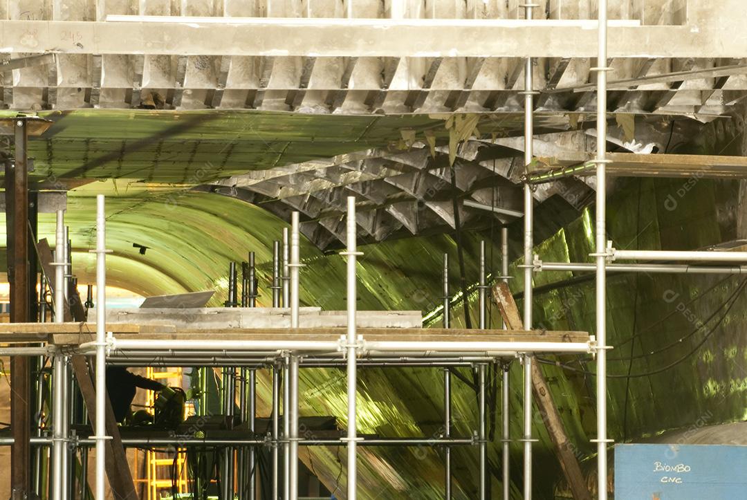 Importante setor da indústria naval de importação e exportação com .