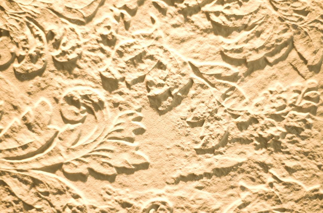 Flores brancas de textura bonita, porcelana, gesso.