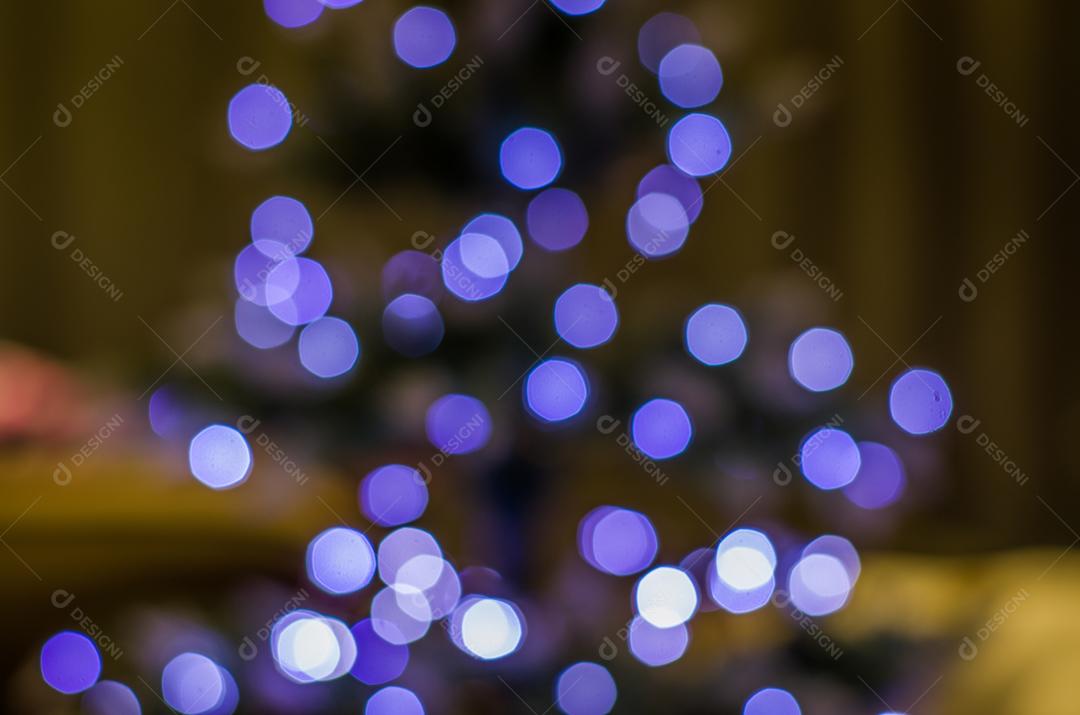 Luzes de Natal borradas para planos de fundo, bokeh para planos de fundo.