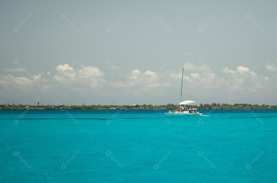 Praia de Cancun, México, Caribe.