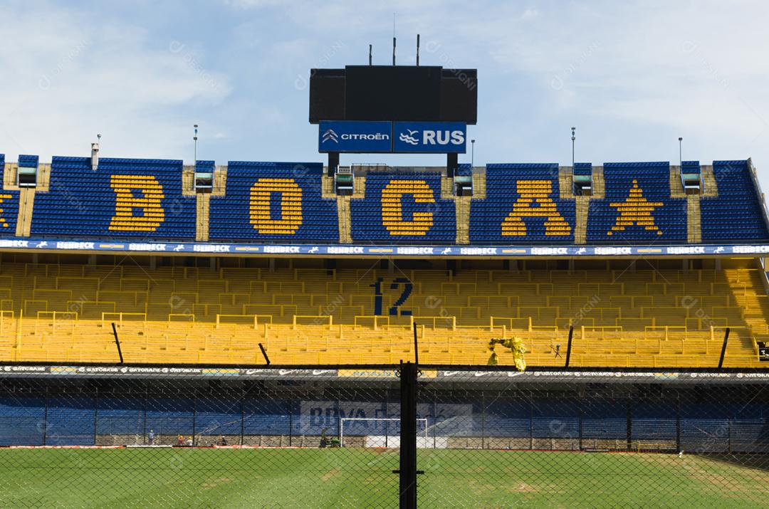 Vista panorâmica Estádio de futebol jogo