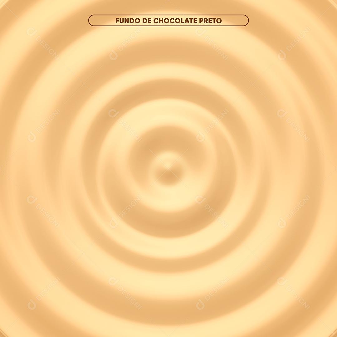 Background de Chocolate Branco Líquido Branco Para Composição PSD