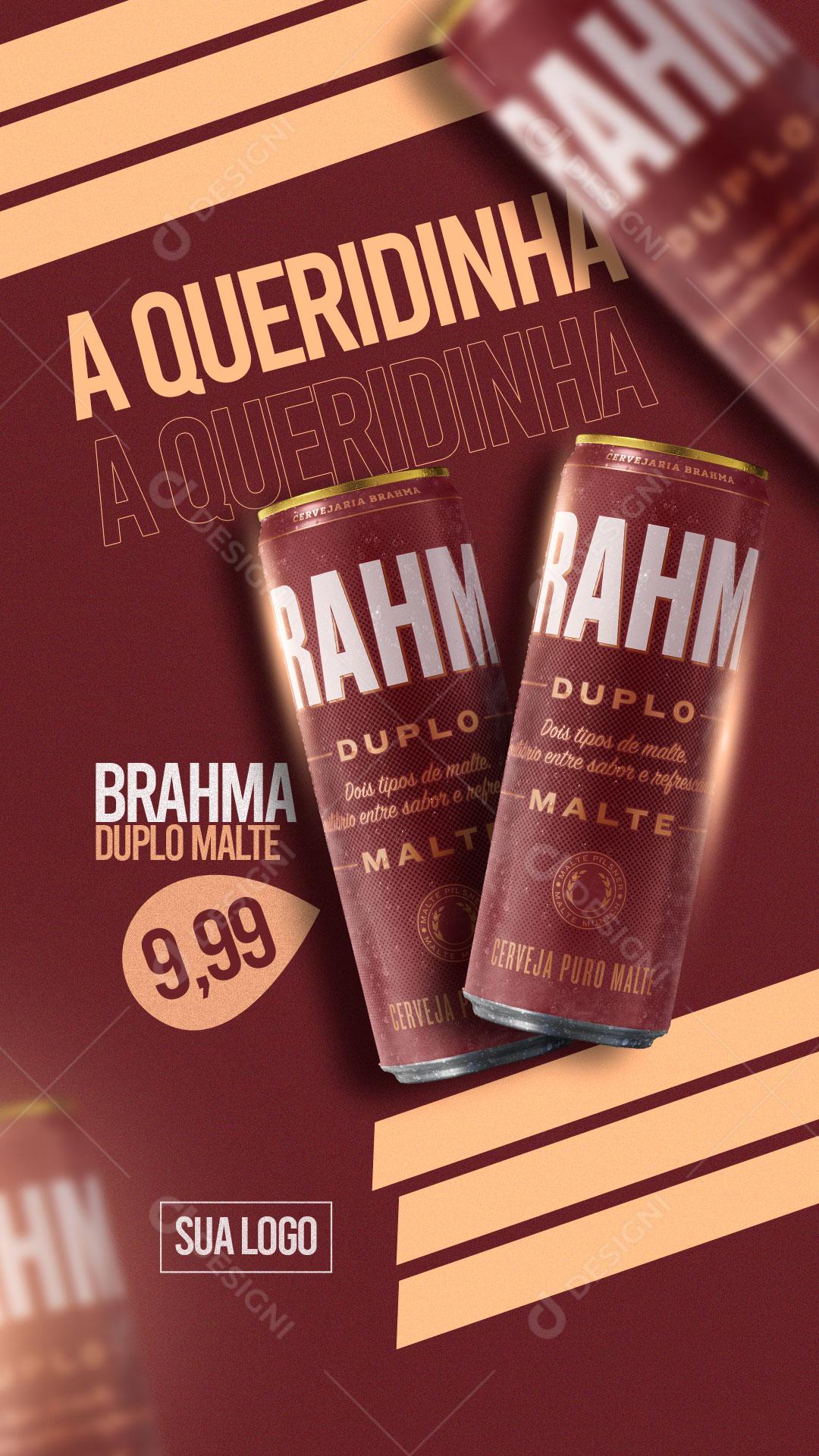Brahma Duplo Malte Promoção Em Cervejas Social Media PSD Editável