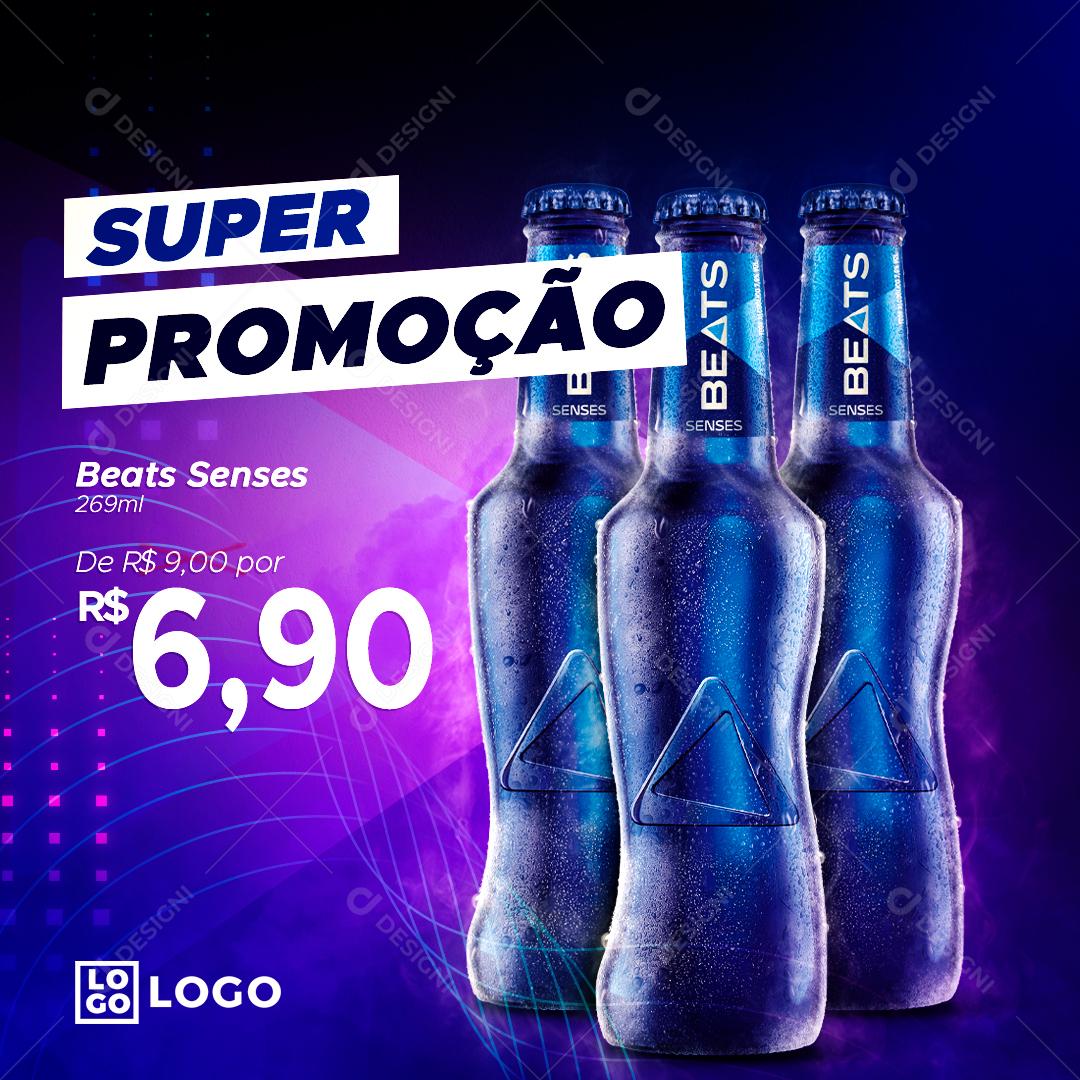 Super Promoção Skol Beats Social Media PSD Editável