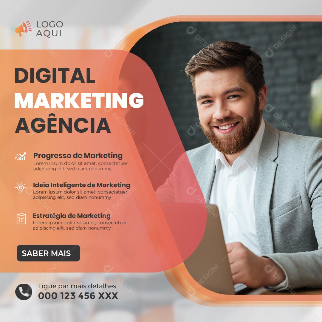 Social Media Junto Nós Crescemos O Seu Negócio Levante se 50% Desconto Agências PSD Editável