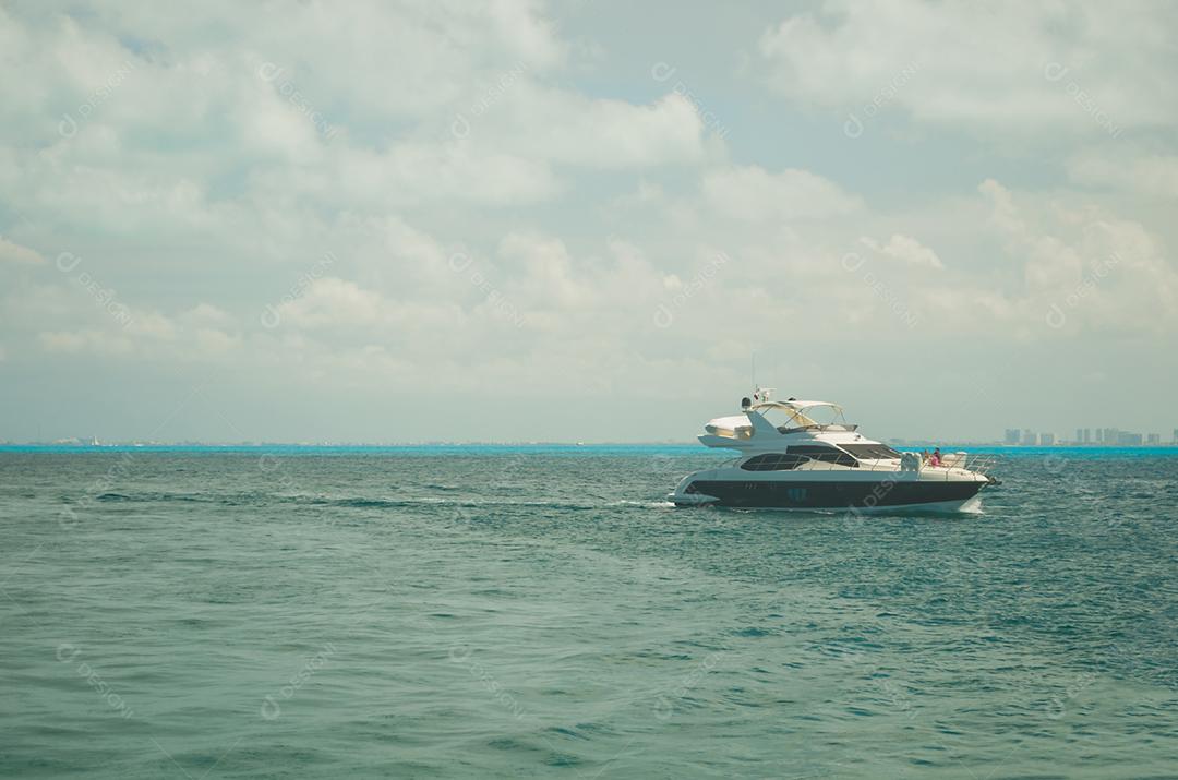 Vista da praia de Cancún