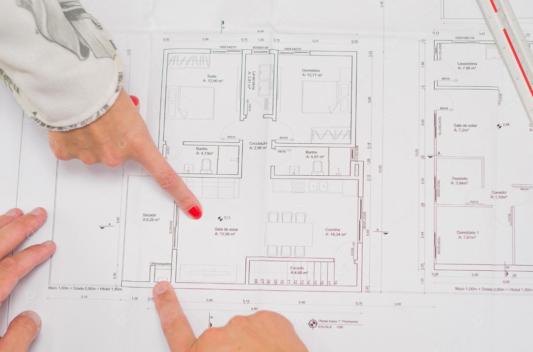 Grande conceito de projeto de engenharia e trabalho em grupo.