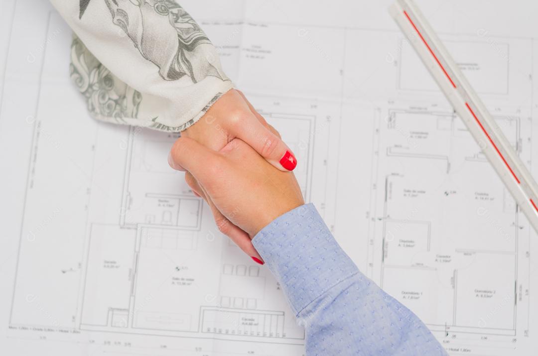 Grande conceito de projeto de engenharia e trabalho em grupo.